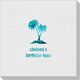 Palm Trees Linen Like Napkins Image 2 of 3